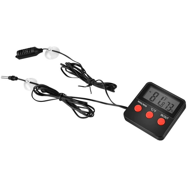 Simple Deluxe Digital Thermometer and Hygrometer with ...