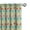 Almond Green Pale Orange, variant on Ambesonne Chevron Curtains, Continuous Zigzag Colorful, Pair of 28"x95", Pastel Pink Dark Teal