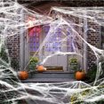thumbnail image 6 of DefiDgd 10 Sqft Halloween Web Decorations Decor,Stretchy Fake Web With Outdoor Web for Halloween Party Decor Outdoor, 6 of 9