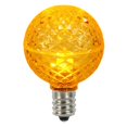 thumbnail image 1 of G50 Faceted LED Yellow E17 Replacement Bulb, 1 of 1
