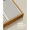 thumbnail image 4 of SHENIFY large 24x36in3pcs Natural Framed Botanical Boho Wall Art Modern Plant Leaf Bohemian Wall Decor Abstract Geometry Lines Prints Ready to Hang, 4 of 6