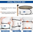 thumbnail image 3 of Soporte lumbar Estirador de espalda inferior ajustable Dispositivo de tracción lumbar Descompresión LEAMAI Soporte en la espalda, 3 of 7