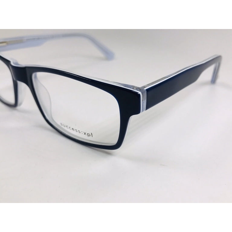 New Designer Inspired SUCCESS XPL White & Blue ASHTON Eyeglasses 53mm with Case New Designer Inspired SUCCESS XPL White & Blue ASHTON  main image 4