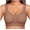 Coffee, variant on Women's Plus Size Full‑Coverage Wireless Bra, Stretch Shaping Support Bra, No‑Bounce, No‑Dig Marks, Anti‑Sagging Comfort Everyday Bra