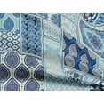 thumbnail image 4 of oneOone Rayon Navy Blue Fabric Patchwork Quilting Supplies Print Sewing Fabric By The Yard 56 Inch Wide-JS, 4 of 5