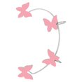 thumbnail image 3 of Luminous Butterfly Ear Clip One Earrings Butterfly Luminous Earrings Without Pierced Ears, 3 of 9
