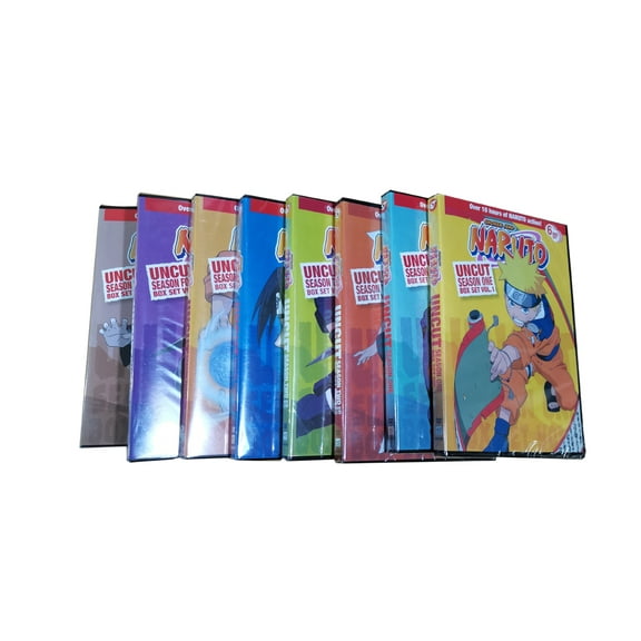 Naruto Uncut: Complete Seasons 1-4 220 Episodes on 48 Discs (DVD)