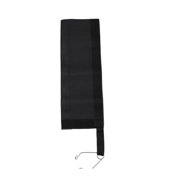 Soidarity Manga de cuerda de escalada antiabrasión funda protectora de alta resistencia cubiertas de soga ligeras a prueba de polvo con gancho de acero Deportes acuáticos Negro Soidarity OD027328-01