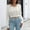 White, variant on VSSSJ Womens Long Sleeve Cropped Sweaters Cable Knit Fall Winter Solid Color Elegant Slim Fit V Neck Crop Pullover Sweater Tops White L