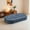 Dark Blue, variant on Jopath Sleeper Sofa Bed with 2 Pillows,Corduroy Convertible Futon Sleeper Sofa Couch,Modern Floor Sofa Bed,Folding Mattress for Living Room,Small Spaces,Caramel