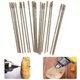 thumbnail image 1 of Brocas para joyería - 20 piezas/paquete de 1 mm con revestimiento de diamante, brocas lapidarias, brocas sólidas, brocas de ágata para joyería de ágata de 2 a 2,1 mm, 1 of 5