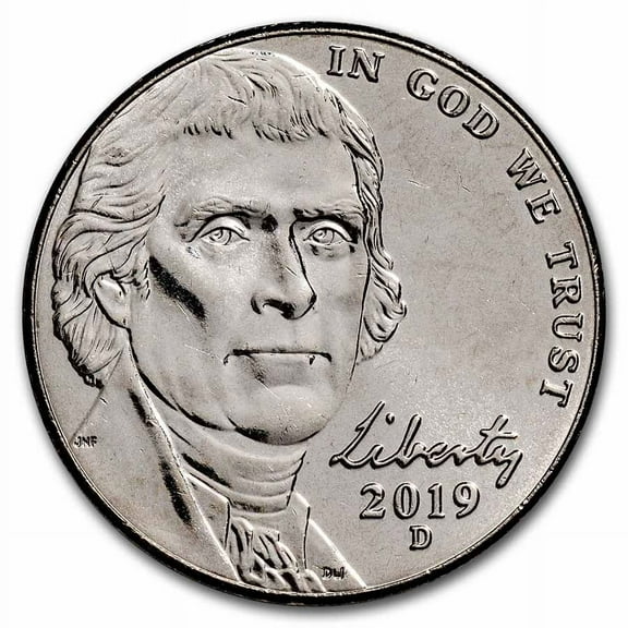 2019-D Jefferson Nickel BU