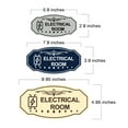 thumbnail image 4 of Victorian Electrical Room (Fuse) Sign (Blue) - Large, 4 of 5