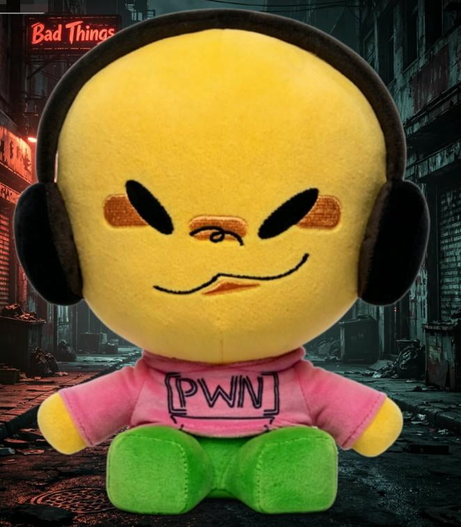 9.8In Andrew Plush Toy Game Bad Things PWN Stuffed Doll