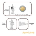 thumbnail image 3 of Dije De Plata 925 De Dije De La Santa Muerte 4.6 Cm, 3 of 5