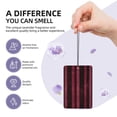 thumbnail image 5 of Car Fragrance Piece Four Pieces Of Fresh Air Lavender Smell Contains Lanyard Plastic Film Wrapped For The Bathroom Bed In The Car Room Maroon Stripe_2 Rectangle, 5 of 8