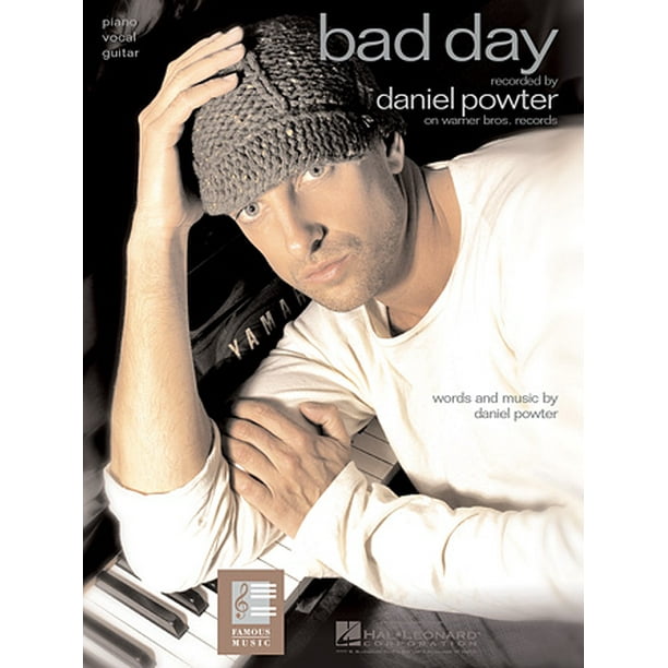 Bad Day Daniel Powter Piano Vocal Sheet Music Songbook Walmart Com Walmart Com