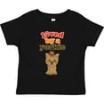 thumbnail image 3 of Inktastic Yorkshire Terrier Dog Yorkie Boys or Girls Toddler T-Shirt, 3 of 5