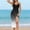 Black, variant on Womens Covers Women's Beach Cover-Up Sarong with Waist and Sheer Draped
