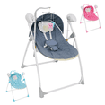 thumbnail image 1 of Columpio Para Bebé Aeiou Md-305c Baby Rocker Mecedora Gris, 1 of 8
