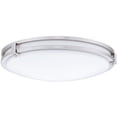 thumbnail image 2 of Lithonia Lighting FMSATL 16 20840 BN M4 LED Saturn Flushmount Ceiling Light Fixture for Kitchen | Hallway | Bedroom, Dimmable, 4000K, Antique Brushed Nickel, 2 of 3