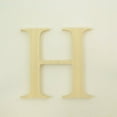 thumbnail image 4 of Package of 1, 6 Inch X 1/2" Thickness Baltic Birch Wood Letter H in The Times New Roman Font, Thick, Upper Case for Art & Craft Project, Made in USA, 4 of 4