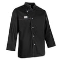 thumbnail image 4 of Chaqueta Unisex Chaqueta de Panadero Chaqueta de Manga Chaquetas Transpirables Ropa de Cocina Ropa de Negro l Colco Uniformes de chaqueta de chef, 4 of 8