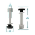 thumbnail image 2 of Toilet Hinge Close Coupling Bolts And Nuts Toilet Cistern Seal Pan Rubber Washer Fitting Kit Toilet Expansion Screw Hinges Tools, 2 of 10