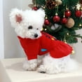 thumbnail image 4 of Christmas Dog Clothes - Christmas Pet Dress Puppy Dog Cat Winter Warm Coat Costume Princess Decoration Apparel, 4 of 6