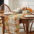 thumbnail image 3 of Fall Thanksgiving Table Runner, Autumn Thanksgiving Kitchen Dining Table Decoration for Home Party Decor 13x48 Inches, 3 of 9