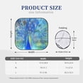 thumbnail image 7 of Lsque Peacock 2 PCS Windshield Sun Shade | CarFoldable Window Covers | Car Accessories Reflect UV for Universal Cars SUV Truck | Small, 7 of 7