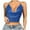 Blue-06, variant on Mittory Sequin Crop Tank Tops Womens Sexy Deep V Backless HalterCami Tops Shiny Rhinestone Camisole Party Night
