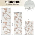 thumbnail image 4 of White Marble Rose Gold Line Pattern Kitchen Rugs Sets Of 3,Kitchen Runner Rugs Non Skid Washable,Decorative Kitchen Floor Mats for Kitchen,Sink,Laundry,17"x30"+ 17"x47" + 17"x59", 4 of 6