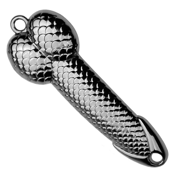 2 Pcs Leurre Échelle Noire Plomb Or Rose Appât Équipement de Pêche Appât Faux Appât Paillette Hameçon de Pêche Blague Cadeau Amateurs de Pêche Accessoires de Farce