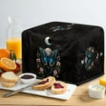 thumbnail image 4 of TSOVTHRID Butterfly Moon Rose Print 2 Slice Toaster Cover with Drawstring Heat-Resistant Bread Machine Protector Dust-proof Kitchen Bakeware Covers, 4 of 8