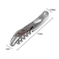 thumbnail image 3 of Waiter Bottle Opener Stainless Steel (Wood), 3 of 5