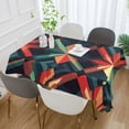 thumbnail image 2 of Yayeee Tablecloths 54" x 54" Rectangle Wrinkle Resistant Party Table Cover, Red Abstract, 2 of 8