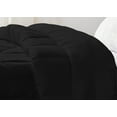 thumbnail image 6 of 5 Piece Luxury U Shape Pattern Comforter By D.N.G. BEDDINGS Set Premium Super Soft, 1000 Thread Count 100% Egyptian Cotton Twin/Twin XL Size Black Color, 6 of 9