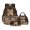 Cat Paw, variant on Orca Underwater Print Backpack Set for Girls Boys Kids 3 in 1 School Bookbags Satchel Schoolbag Set with Lunch Bag/Pencil Case for Kindergarten Elementary School Students