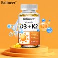 thumbnail image 4 of Balincer Vitamin D3 + K2 Supplement, 5000 IU D3 & 100 mcg K2, 120 Softgels, Supports Daily Nutritional Balance, 4 of 7