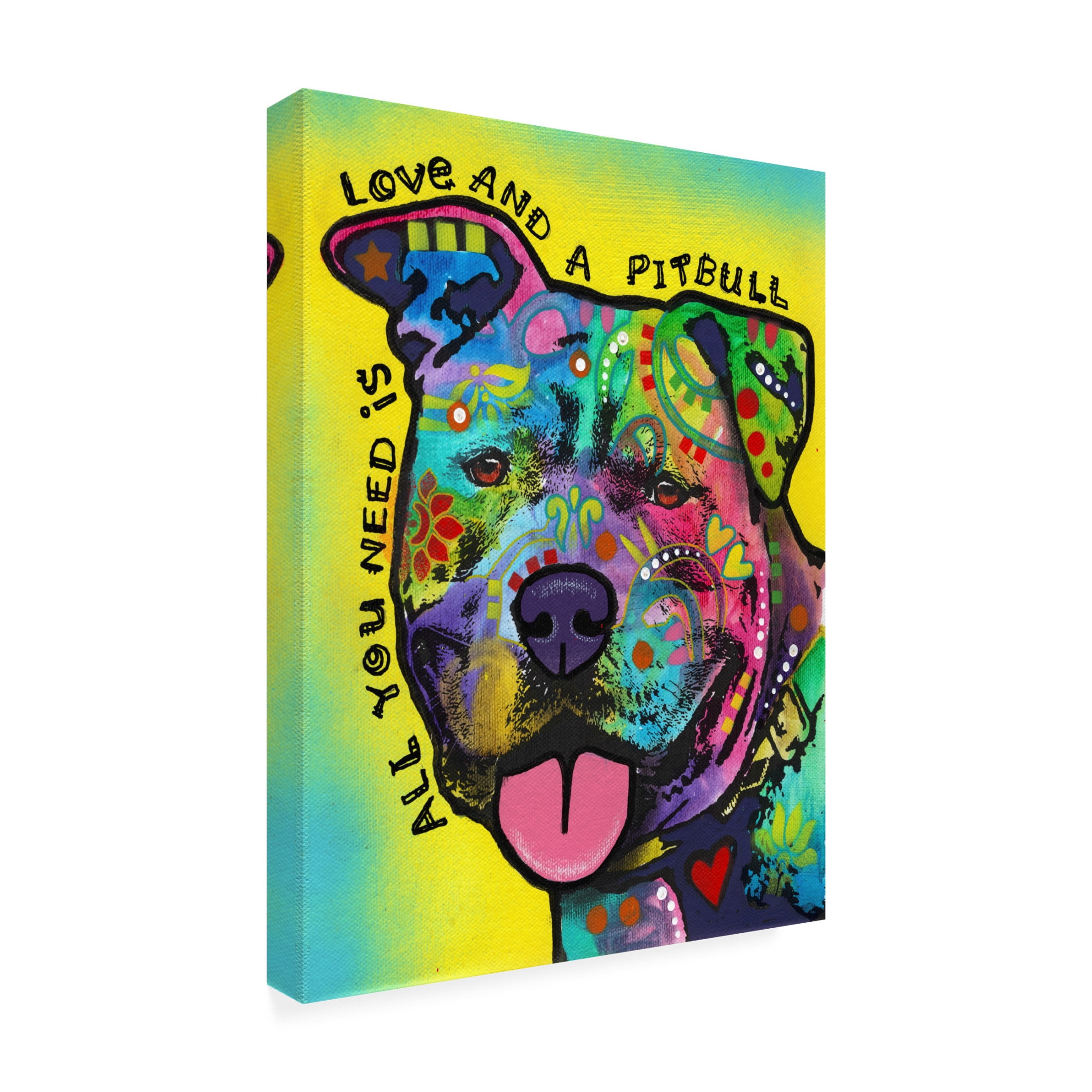 Canvas Wall Art - Dean Russo 'All You Need Is' Wall Art for Living Room, Bedroom, or Office Décor by Trademark Fine Art - 24 x 32 Inches