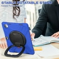 thumbnail image 5 of For iPad Pro 13 inch M5 2025/M4 2024 Case, 360 Rotatable Handle Stand, Shoulder Strap, Drop-Proof Design, Blue, 5 of 7