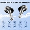 thumbnail image 4 of Auriculares inalámbricos HYIEAR V5.3 Bluetooth 45H Playtime IPX5, 4 of 8