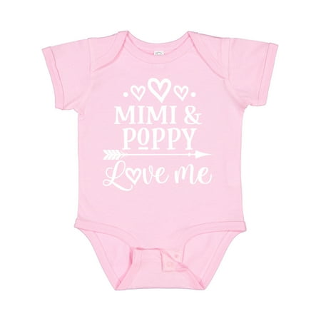 

Inktastic Mimi and Poppy Love Me Baby Clothes Gift Baby Boy or Baby Girl Bodysuit