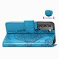 thumbnail image 2 of Samsung Galaxy S22 5G Case, Dteck PU Leather Butterfly Embossed Design Phone Case Flip Notebook Wallet Card Slot Holder Magnetic Stand Cover for Samsung Galaxy S22 5G, Blue, 2 of 6