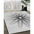 thumbnail image 3 of Ahgly Company Machine Washable Indoor Square Transitional Platinum Gray Area Rugs, 7' Square, 3 of 7