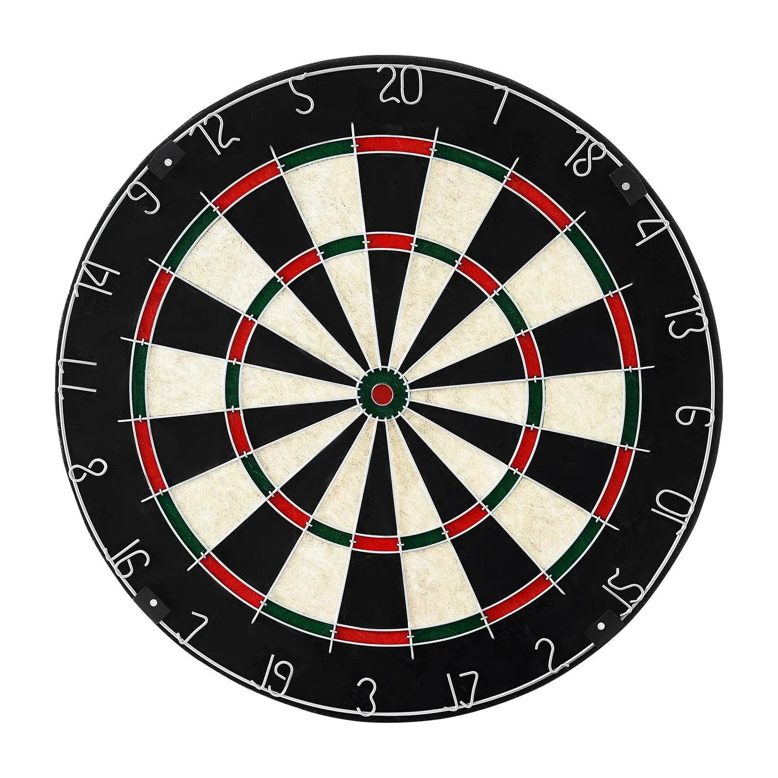 Dart set, self-repairing dartboard, containing 6 darts and scoring kit, with nail-free center and adjustable rotating digital ring, easy to install, suitable for family gatherings, game rooms, clubs