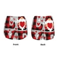 thumbnail image 6 of Goofa Buffalo Plaid Love And Gnome Printed Women 2 in 1 Running Shorts,Quick Dry Athletic Workout Shorts,High Waisted Athletic Shorts with Liner Pockets-X-Large, 6 of 9