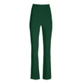 thumbnail image 5 of Womens Travel Pants Elegant Straight Leg Solid Color Suit Pants Casual Daily Trousers Comfortable Polyester-Spandex Blend Pants For Multi-Occasions 2Xl Pants For Women, 5 of 7