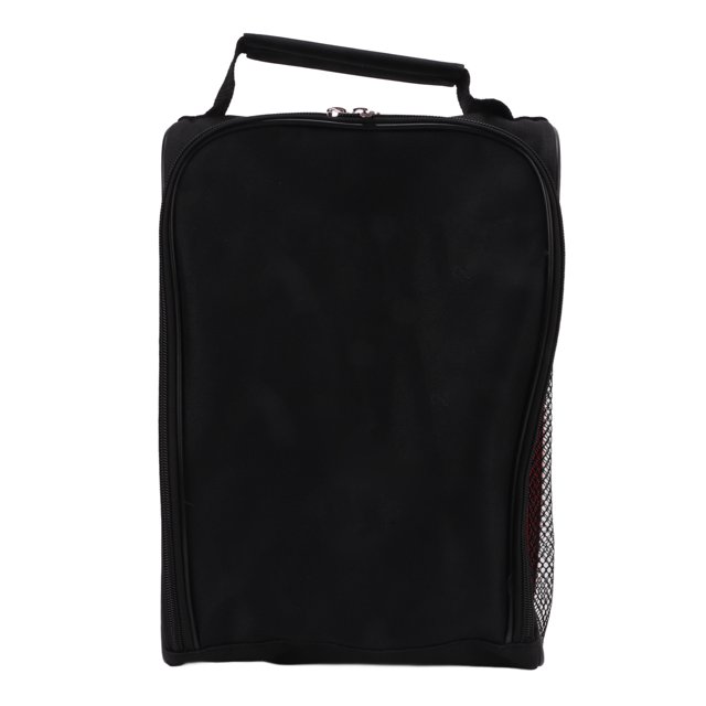 Bolsa para zapatos de golf Dominant 1, bolsa de transporte para artículos deportivos, bolsa de viaje con ventilación para exteriores (negro y rojo)